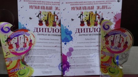 Всероссийский фестиваль – конкурс детского, юношеского и взрослого творчества «Музыкальный экспресс»