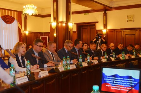 Владимир Климов провел очередное координационное совещание 