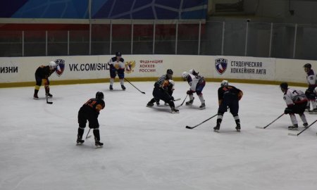 Студенческая сборная Кировской области по хоккею принимает участие в Кубке ПФО среди студенческих любительских хоккейных команд