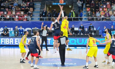 Квалификационный матч чемпионата Европы по баскетболу