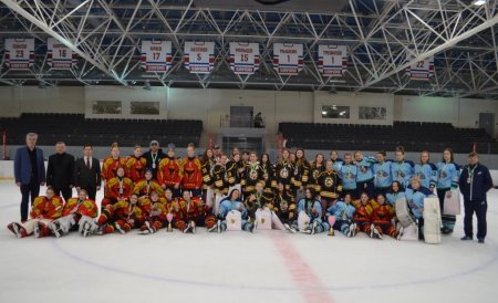 Команда «Ангелы» из Кировской области стала серебряным призером межрегионального турнира по хоккею среди девушек
