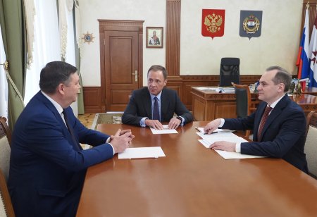 Игорь Комаров представил главного федерального инспектора по Республике Мордовия